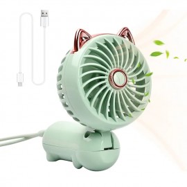 Handheld Fan Portable Mini Fan USB Fan Hand Fan Personal Foldable Handheld Fan With 3 Wind Speeds And Rechargeable Battery For Travel Office Home Outdoor Indoor
