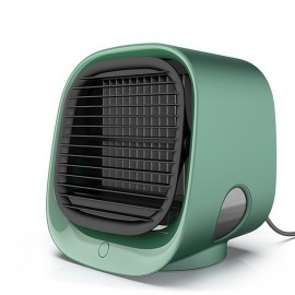Portable Air Conditioner Cooling Fan Moisturizing & Hydrating Misting Fan Indoor Air Cooler 3 Air Speeds And 7 LED Lights 300ml Water Tank Capacity 3-in-1 Upgraded Personal Air Conditioner For Ro
