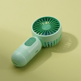 Portable Handheld Mini Fans, USB Rechargeable Personal Fan, Battery Operated Small Hand Held Fan with 3 Speeds for Travel/camping/Outdoor/Home/Office
