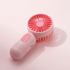 Portable Handheld Mini Fans, USB Rechargeable Personal Fan, Battery Operated Small Hand Held Fan with 3 Speeds for Travel/camping/Outdoor/Home/Office
