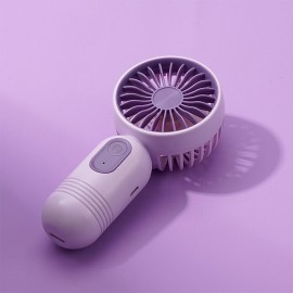 Portable Handheld Mini Fans, USB Rechargeable Personal Fan, Battery Operated Small Hand Held Fan with 3 Speeds for Travel/camping/Outdoor/Home/Office
