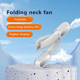 4000mAh Adjustable Hanging NeckFan Blowing Up and Down Poratble Rechargeable Fan Wireless Cooling Ventilador Home Equipment
