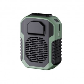 6000mA Portable Waist Fan Rechargeable Hanging Neck Fan Air Conditioning Cooling for Outdoor Sports Electric Exhaust Fan
