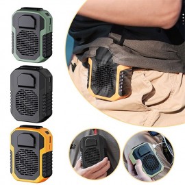 6000mA Portable Waist Fan Rechargeable Hanging Neck Fan Air Conditioning Cooling for Outdoor Sports Electric Exhaust Fan
