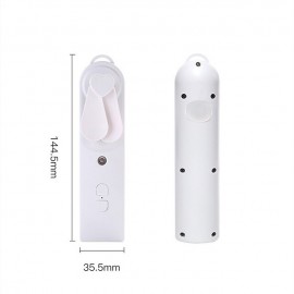 Portable 2 In 1 Mini Fan Humidifier USB Rechargeable Handheld Fan Water Spray Mist Fan Face Steamer Air Conditioner for Outdoor
