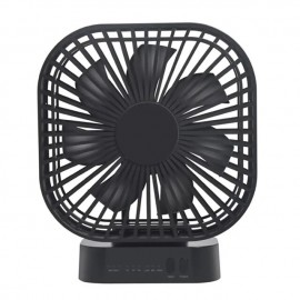Desktop Cooling Fan, 90 Degree Folding Fan 5000mAh Battery USB Rechargeable, Timing Home Air Circulators Magnet Absorption, Silent 3-speed Strong Wind
