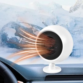 Car Heater Defroster Window Defrosting Tool 180w 12v 360 Degrees Rotary Base Car Heater
