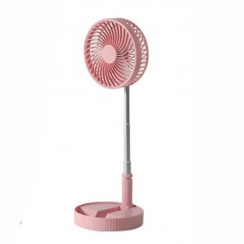 USB Rechargeable Small Fan 8 Inch Folding Telescopic Portable Electric Fan Super Long Battery Life Outdoor Camping Desktop Fan
