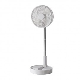 USB Rechargeable Small Fan 8 Inch Folding Telescopic Portable Electric Fan Super Long Battery Life Outdoor Camping Desktop Fan
