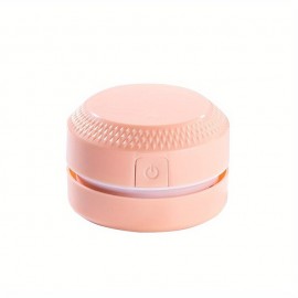 Mini Desktop Vacuum Cleaner And AAA Batteries(NOT Including) Powered Keyboard Cleaner Crumbs Confetti Dust Hair For Home School Office 2 Colors
