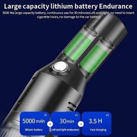 Wireless Car Vacuum Cleaner Wireless 6000Pa Handheld Mini Vaccum Cleaner for Car Home Desktop Cleaning Low Noise Cordless Portable Vacuum Cleaner
