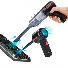 4-in-1 New Cordless Car Vacuum Cleaner Blowing and Sucking Multifunctional Strong Suction Mini Wireless Car Vacuum Cleaner Handheld Air Duster Wet Dry Use for Home Office Car Cleaning Pet Hair Cleanin

