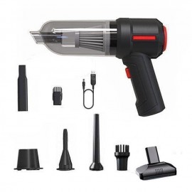 4-in-1 New Cordless Car Vacuum Cleaner Blowing and Sucking Multifunctional Strong Suction Mini Wireless Car Vacuum Cleaner Handheld Air Duster Wet Dry Use for Home Office Car Cleaning Pet Hair Cleanin
