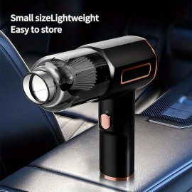 Wireless Car-mounted Vacuum Cleaner Super Suction High-power Car Dual-use USB Charging Multi-functional Hand-held Blow-suction One Machine
