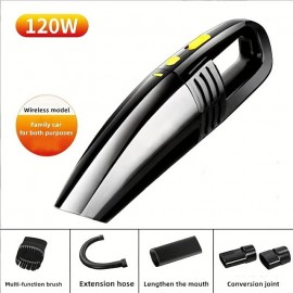 Car Vacuum Cleaner Car Household Car Wet And Dry Small Powerful High Power Vacuum Cleaner Wireless Handheld Long Battery Life Vacuum Cleaning
