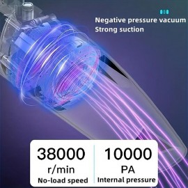 Car Vacuum Cleaner Car Household Car Wet And Dry Small Powerful High Power Vacuum Cleaner Wireless Handheld Long Battery Life Vacuum Cleaning

