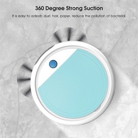 4 IN 1 Function Strong Suction  New Smart Sweeping Robot Automatic Vacuum Cleaner Powerful Dust Catcher with UV Sterilization Function for Home Office Floor Garbage & Dirt Cleaning
