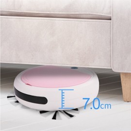 4 IN 1 Function Strong Suction  New Smart Sweeping Robot Automatic Vacuum Cleaner Powerful Dust Catcher with UV Sterilization Function for Home Office Floor Garbage & Dirt Cleaning
