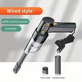 1 cordless household vacuum cleaner Household Small family car Portable car accessories
