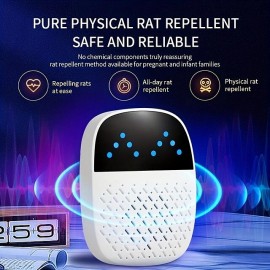 1pc Double Horn Enhanced Ultrasonic Insect Repellent - Effective Against Mosquitoes Mice Cockroaches Spiders & More
