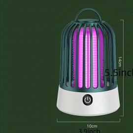 Hot Style Electric Shock Mosquito Lamp Rechargeable Outdoor Household Photocatalytic Mosquito Dispeller Lamp Hanging From The Fly
