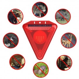 Alarm Security Sensor Animals Alarm Anti-wild Home Repellent Drive Animal Light Solar Boar Waterproof Sire Outdoor Away Alarm
