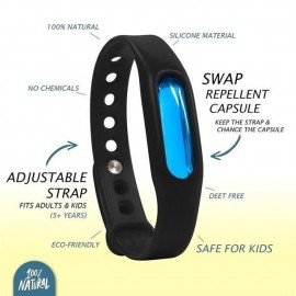 NEW Natural Plant Mosquito Repellent Bracelet Waterproof Anti Mosquito Bracelet Insect Bugs Repellent Wristband Summer Mosquito Killer for Kids and Adults Indoor Outdoor
