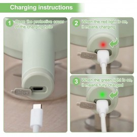 4 in 1 Portable Electric Vegetable Cutter Set,Gatling Vegetable Chopper Mini Wireless Food Processor,Garlic Chili Onion Celery Ginger Meat Garlic Chopper with Brush
