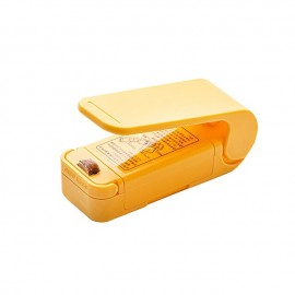 1pc Portable Bag Heat Sealer Plastic Package Storage Bag Snack Sealer Clip Mini Sealing Machine Handy Sticker Seal For Food Snack Gadgets Without Battery
