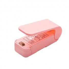 1pc Portable Bag Heat Sealer Plastic Package Storage Bag Snack Sealer Clip Mini Sealing Machine Handy Sticker Seal For Food Snack Gadgets Without Battery

