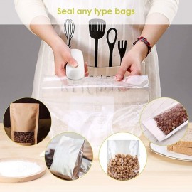 Mini Sealing Machine Portable Heat Sealer Hand Pressure Heat Sealer Tearer Kitchen Accessories For Food Snack Fruit Sealer Bags
