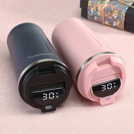 Coffee Mug Smart Travel Thermos Cup Temperature Display Stainless Steel Vacuum Coffee Cup With AI Temperature Display

