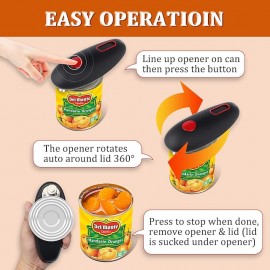 Electric Can Opener One Touch Automatic Bottle Opener Battery Operated Automatic Smooth Edges Kitchen Bar Tool gadgets
