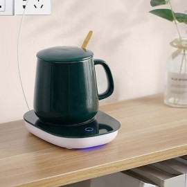 Usb Heating Weight Sensor 55° Winter Electric Coffee Mug Cup Warmer Heater Pad Coaster USB for Home Office Milk Tea Cup Table Decoration