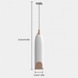 Electric Milk Frother Kitchen Drink Foamer Whisk Mixer Stirrer Coffee Cappuccino Creamer Whisk Frothy Blend Whisker Egg Beater, Without Battery
